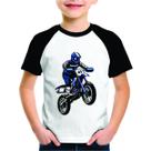 Camiseta Infantil Básica Lisa Moto Esportiva Personalizada