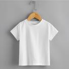 Camiseta Infantil Básica Lisa Tecido Premium 100% Algodão Confortável