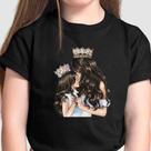 Camiseta Infantil Básica T-shirt Algodão Coroa Rainha - Infantil Camiseta Infantil Básica T-shirt Algodão Coroa Rainha - Infantil
