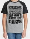Camiseta Infantil Beastie Boys Sabotage Camiseta Infantil Beastie Boys Sabotage