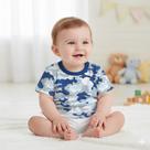 Camiseta infantil Bebe Manga Curta Menino Kit 4 peças Estampas Sortidas tamanho P, M e G Conforto e Estilo Diário.