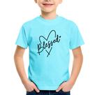 Camiseta Infantil Blessed Heart - Foca na Moda