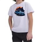 Camiseta Infantil BMW Azul Sunset