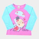 Camiseta Infantil Boca Grande Proteção UV 50+ Manga Longa