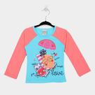 Camiseta Infantil Boca Grande Proteção UV 50+ Manga Longa