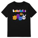 Camiseta Infantil Bolofofos Unissex Algodão Premium Novidade