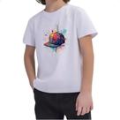 Camiseta Infantil Bone arte psicodelica
