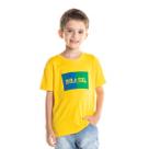 Camiseta Infantil Brasil Bandeira