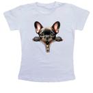 Camiseta Infantil Bulldog Frances no Ziper Camiseta Infantil Bulldog Frances no Ziper