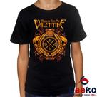 Camiseta Infantil Bullet For My Valentine 100% Algodão Geeko Rock