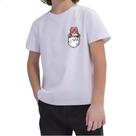 Camiseta Infantil Cachorro PitBull no bolso Camiseta Infantil Cachorro PitBull no bolso