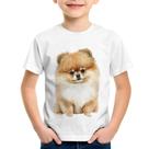 Camiseta Infantil Cachorro Spitz Alemão Lulu da pomerânia - Foca na Moda