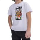 Camiseta Infantil Cafe andando e perguntando