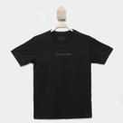 Camiseta Infantil Calvin Klein Logo Centralizado Menino