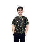 Camiseta Infantil Camuflada Exercito
