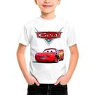 Camiseta Infantil Carros Relâmpago Mcqueen Mod. 001 Oferta!