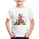 Camiseta Infantil Castelo de Fadas - Foca na Moda Camiseta Infantil Castelo de Fadas - Foca na Moda