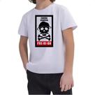 Camiseta Infantil Caveira Perigo