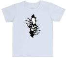 Camiseta Infantil Caveira rasgando a camisa