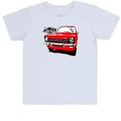 Camiseta Infantil Chevette vermelho primeira geração pintura