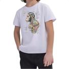 Camiseta Infantil Chimpanze Mecanica Interna Cyberpunk