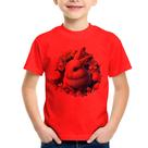 Camiseta Infantil Coelhinho e flores - Foca na Moda Camiseta Infantil Coelhinho e flores - Foca na Moda