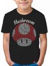Camiseta Infantil Cogumelo Mario