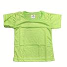 Camiseta INFANTIL Colorida VERDE LIMÃO