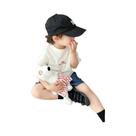 Camiseta Infantil Com Estampa De Letras I LOVE MOM&DAD, Manga Curta, Top De Verão Para Meninas E