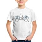 Camiseta Infantil Controle Seios - Foca na Moda