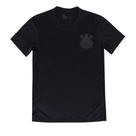Camiseta Infantil Corinthians Preta Fiel Escudo Preto