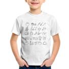 Camiseta Infantil Cozinha Elementos - Foca na Moda