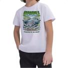 Camiseta Infantil Crocodilo do pantano