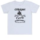 Camiseta Infantil Cuidado Esposa Doida Camiseta Infantil Cuidado Esposa Doida