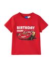 Camiseta infantil de algodón Disney Cars Rayo McQueen para cumpleaños
