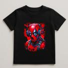 Camiseta Infantil Deadpool Marvel 100% Algodão
