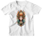 Camiseta Infantil Deusa asteca do tempo