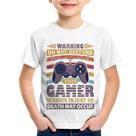 Camiseta Infantil Do Not Disturb This Gamer - Foca na Moda