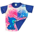 Camiseta Infantil do Stitch - Personagem Lançamento