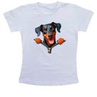Camiseta Infantil Dobermann no Ziper