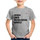 Camiseta Infantil Dou uma surtada - Foca na Moda Camiseta Infantil Dou uma surtada - Foca na Moda