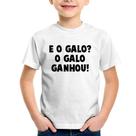 Camiseta Infantil E o galo O galo ganhou! - Foca na Moda Camiseta Infantil E o galo O galo ganhou! - Foca na Moda