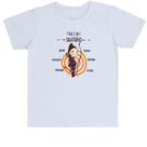 Camiseta Infantil Ela é de Sagitário Camiseta Infantil Ela é de Sagitário