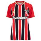 Camiseta Infantil Esportiva Time Oficial São Paulo Torcedor Spfc Away 2025 New Balance Jt831805