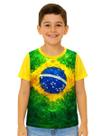 Camiseta Infantil Estampa Brasil