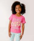 Camiseta Infantil Estampa Flores Marisa Tam 4 a 10-24015