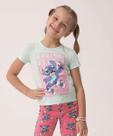 Camiseta Infantil Estampa Stitch Skate Tam 4 a 10 Verd-97159