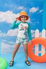 Camiseta Infantil Estampada Dino Cool com Proteção UV50+ - Brandili
