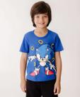 Camiseta Infantil Estampada Manga Curta Sonic Tam 4 a -62022