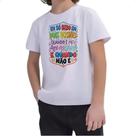 Camiseta Infantil Eu so bebo em duas ocasioes Camiseta Infantil Eu so bebo em duas ocasioes